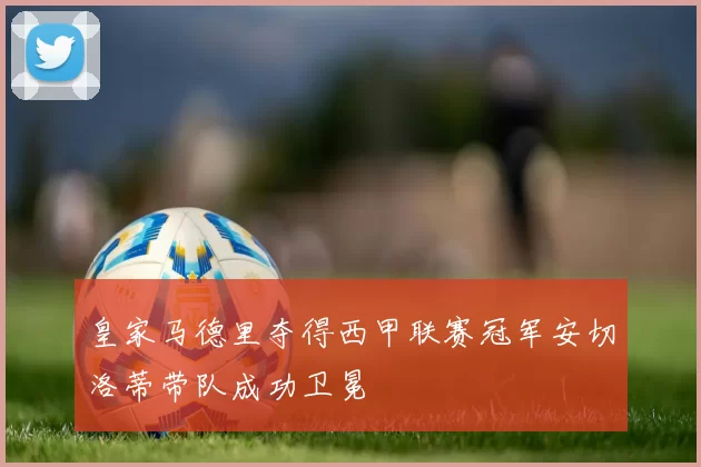 皇家马德里夺得西甲联赛冠军安切洛蒂带队成功卫冕